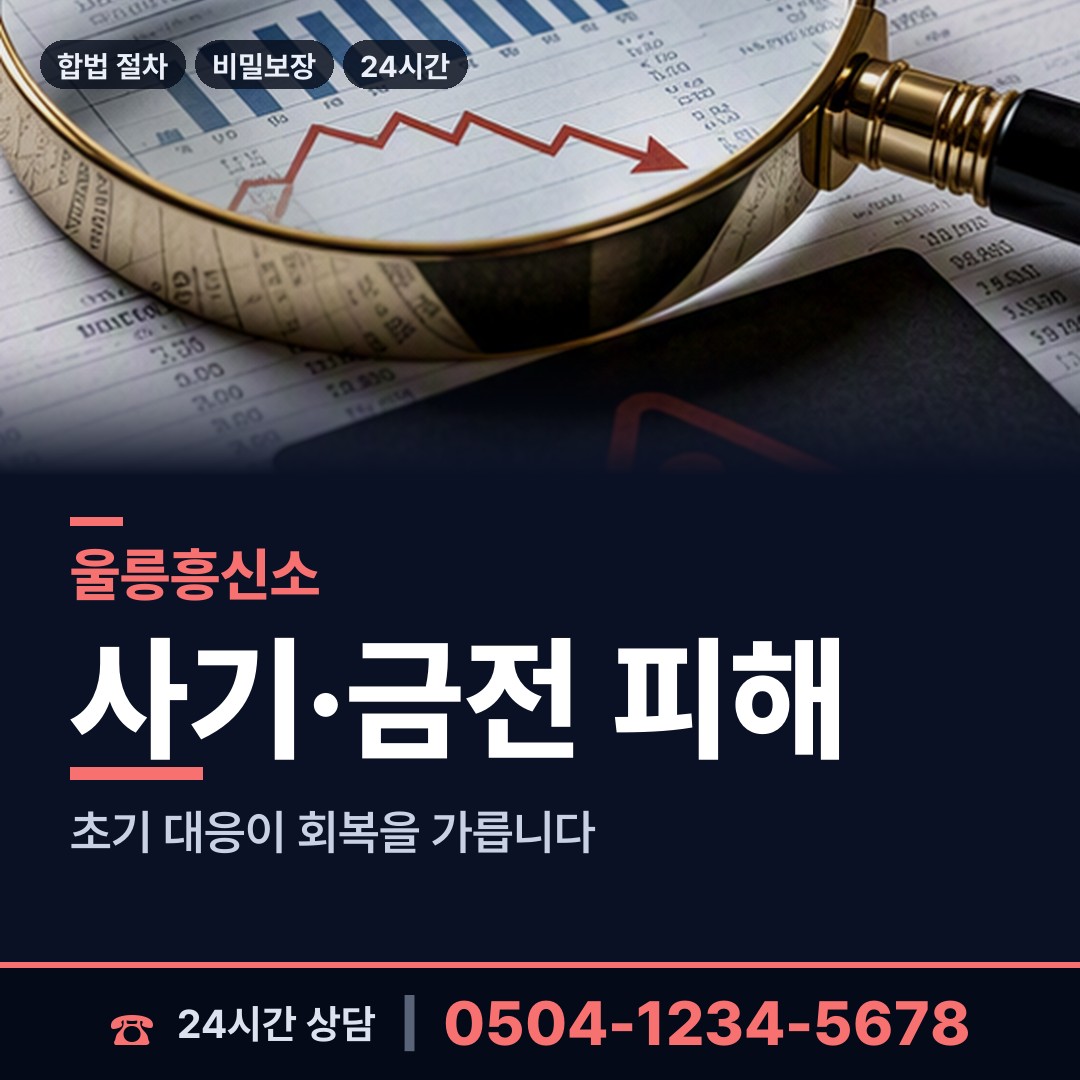 울릉 서면태하출장소 전세사기조사 상담 안내